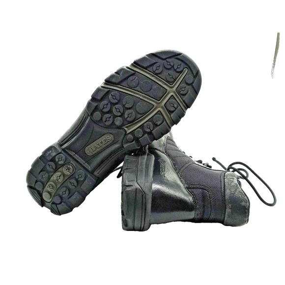 Bates Black Tactical Sport Boot Sz. 14 M Leather Slip & Oil-Resistant Motorcycle